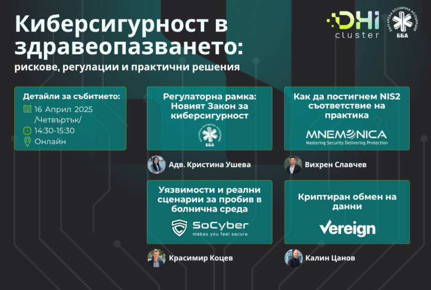 Киберсигурност в здравеопазването: рискове, регулации и практични решения